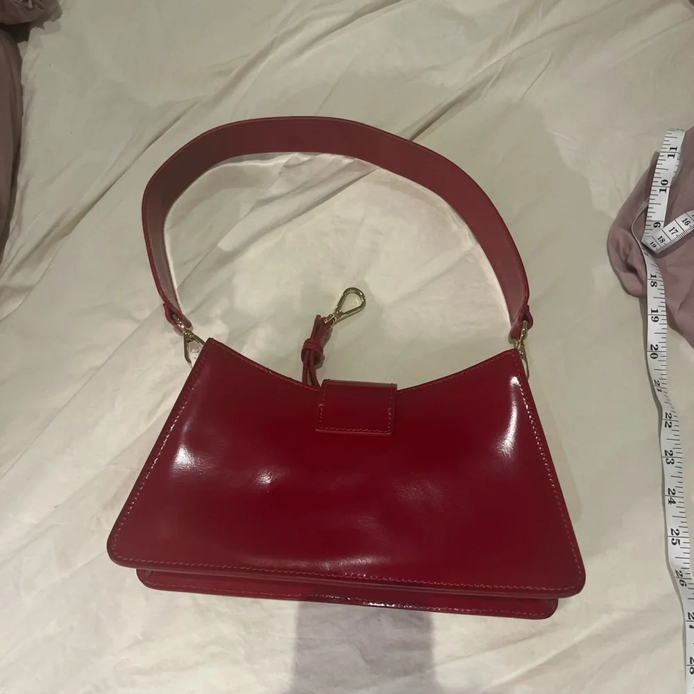 Elleme Paris Red Leather Bag - Picture 3 of 5